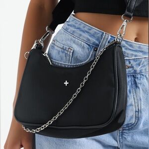 Dark Academia Whimsigoth Peta and Jain Black Crossbody Vampiric Shoulder Bag